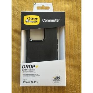 iPhone 14 Pro (ONLY) Commuter Series Case Black Slim Tough Pocket - Sealed NIB